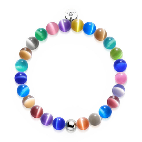 Forêt du Cheshire | Argent sterling .925 | Bracelet en verre du Cheshire